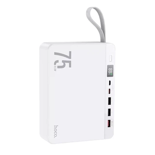 Внешний аккумулятор Hoco Power Bank 75000mAh О94 Overlord 22.5W White: Количество USB 4