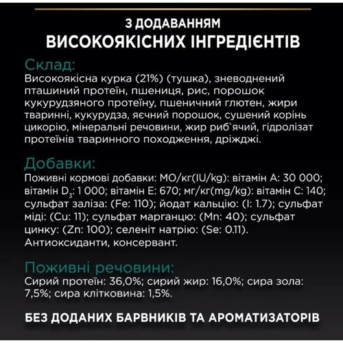Сухой корм Pro Plan Original Adult 1+ с курицей 10 кг (7613036508032) фото 12