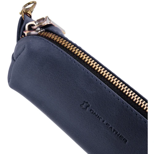 Мужская ключница DNK Leather синяя (DNK-Keys-L-bochkaH-col.K): Формат кошелька Горизонтальный