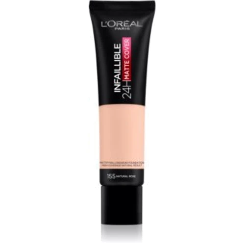 L'Oreal Paris Infaillible 24h Matte Cover N155 Натуральный розовый Тональный крем 30 ml