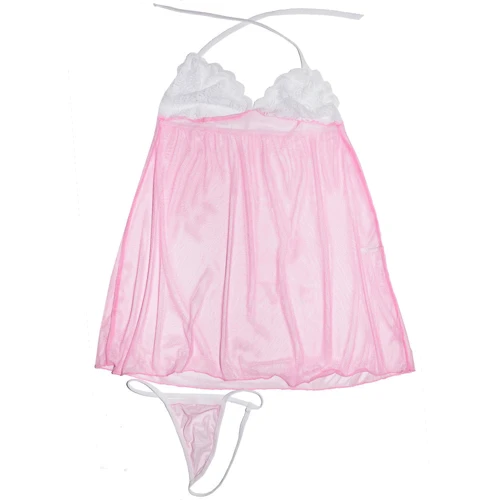 Пеньюар NDS 3029-1 One Size Pink/White (8252)