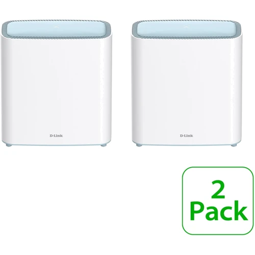 Маршрутизатор Wi-Fi D-Link EAGLE PRO AI 2-Pack (M32-2): Количество LAN портов 2