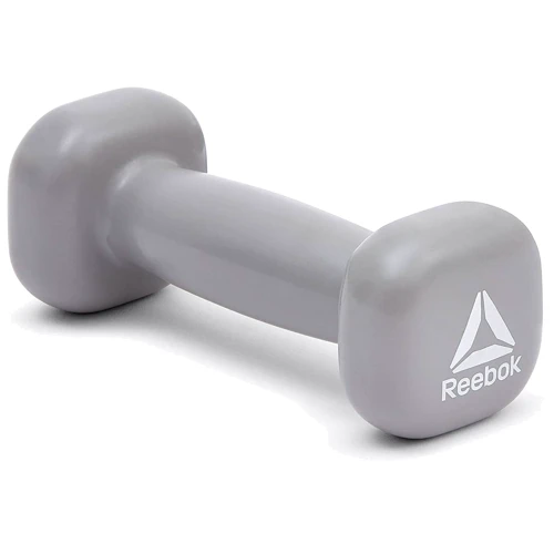 Гантель Reebok RAWT-11151 1 кг серый: Вес гантели, кг 1