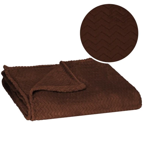Плед Springos Extra Soft 130x180 см коричневый (HA7135): Материал полиэстер
