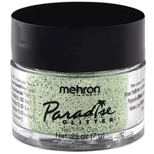 Mehron Paradise Glitter, Pastel Green Розсипчасті блискітки (Пастельний Зелений) 7 g