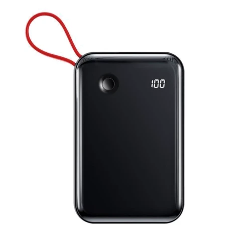 Зовнішній акумулятор Baseus Power Bank 10000mAh Mini S Digital Display 3A з USB-C Cable Black (PPXF-A01): Кількість USB 3