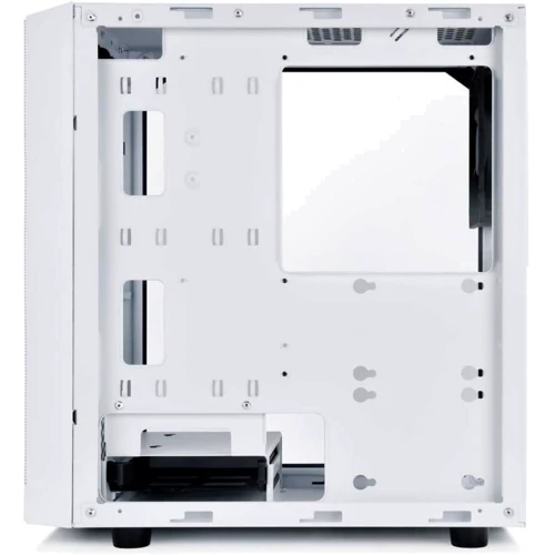 Корпус Silverstone Precision PS15 White Tempered Glass (SST-PS15W-G): Материал передней панели пластик, сталь