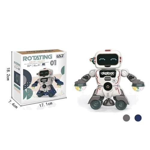 Робот Lziz Rotating Robot на батарейках (6678-1)
