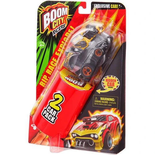 Набір-сюрприз Boom city racers - Roast'd 2 машинки з пусковим пристроєм (40058)