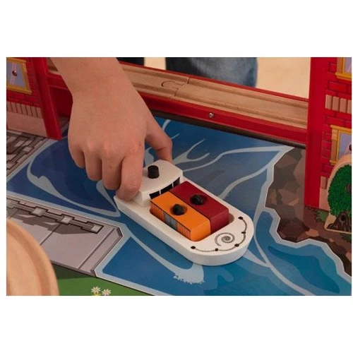 Залізниця KidKraft metropolis train set and table (17935) фото 8