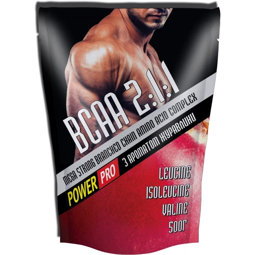 Аминокислота для спорта Power Pro BCAA 2:1:1 500 g /100 servings/ Клюква