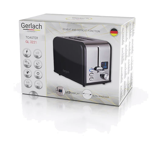 Тостер Gerlach GL 3221 black фото 4