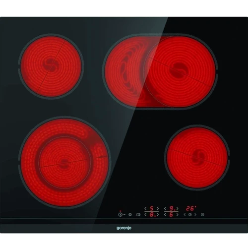 Варочная поверхность электрическая Gorenje ECT643BCSC: Размеры для встраивания 56 x 49 см