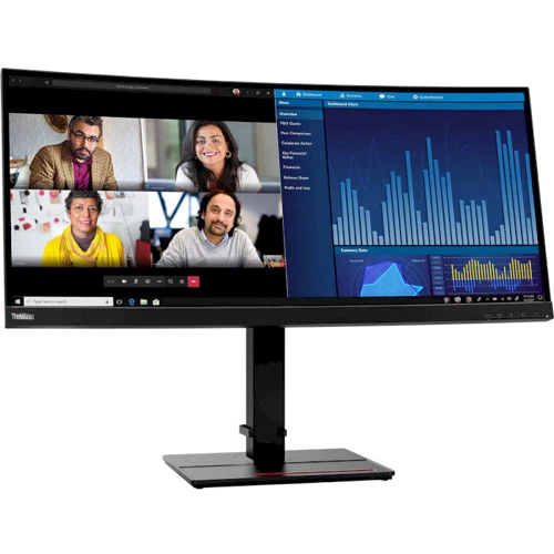 Монитор Lenovo ThinkVision P34w-20 (62CCRAT3UA): Покрытие экрана антибликовое
