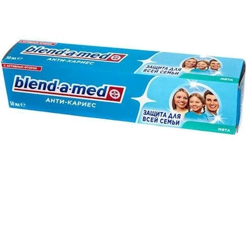 Blend-a-med Зубная паста Антикариес Мята 50 ml: Возраст От 7 лет