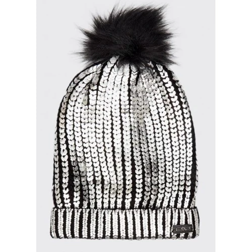 Жіноча шапка CMP Woman Knitted Hat (5505218-U901) UNI Nero