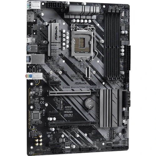 ASRock Z490 Phantom Gaming 4: Роз'єми на платі SATA 3.0, PCI Express x1, M.2