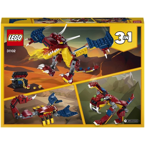 LEGO Creator Огненный дракон (31102): Серия Creator