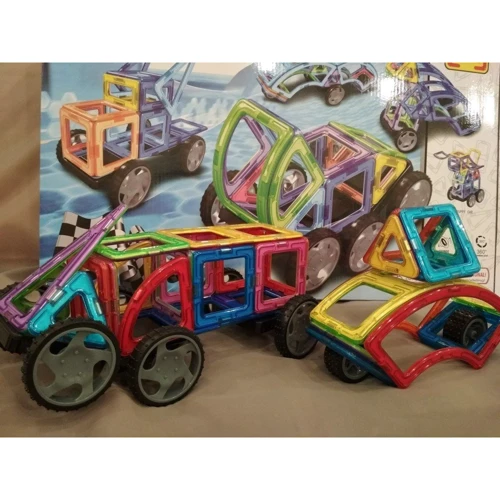Магнитный конструктор MAGniSTAR Limo toy Транспорт 87 деталей (LT3003 ) фото 3