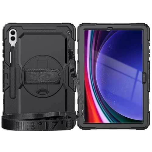 Аксессуар для планшетных ПК RugCase Shockproof Grip Black for Samsung X810 Galaxy Tab S9+