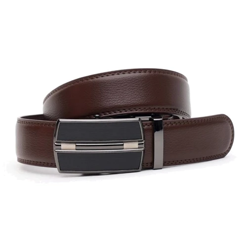 Мужской ремень Borsa Leather коричневый (V1GKX05-brown)