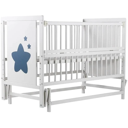 Дитяче ліжечко Babyroom Зірочка Z-02 білий (624468)