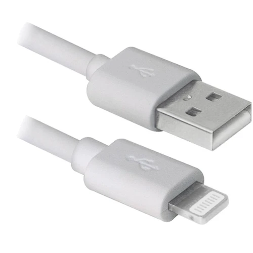 Кабель DEFENDER USB Cable to Lightning ACH01-03BH 1м White
