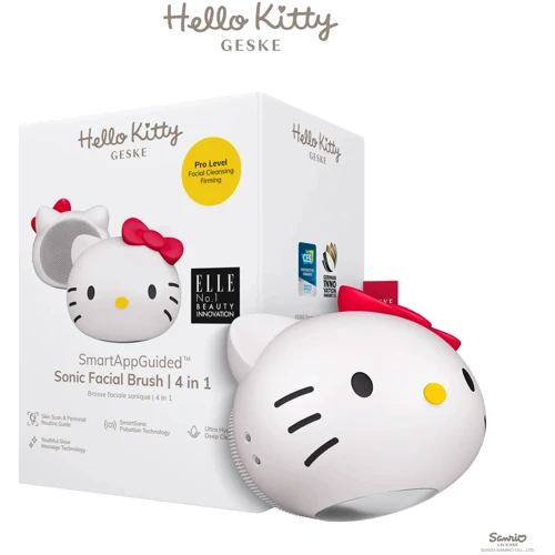 Ультразвукова щітка для обличчя GESKE Sonic Facial Brush 4в1 Hello Kitty