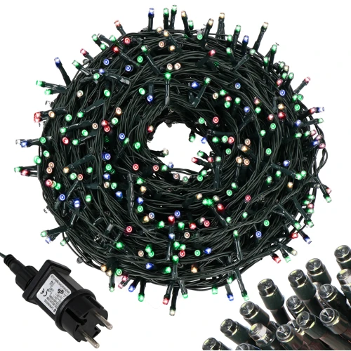 Гирлянда Springos уличная 50 м 1000 LED разноцветная (CL1002) фото 8