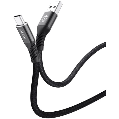 Кабель T-PHOX USB Cable to USB-C Jagger 2m Black (T-C814 (2) black): Тип USB Cable - USB-C