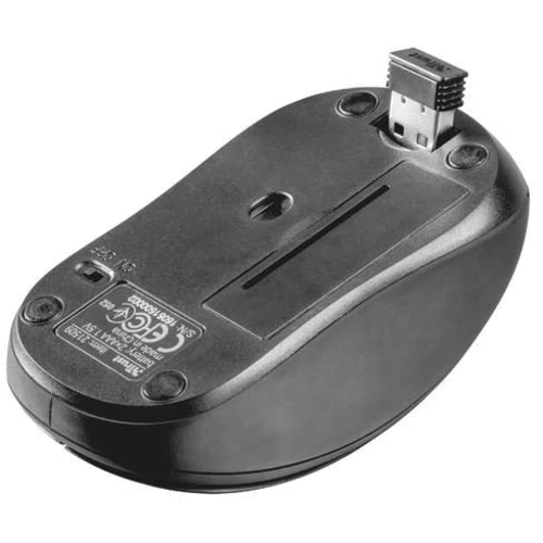 Мишка Trust Ziva Compact (21509) Black: Тип сенсора оптичний
