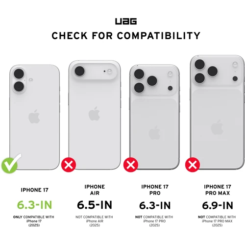 Чехол для iPhone Urban Armor Gear UAG Scout Clear MagSafe Ice/White (114559114341) for iPhone 17