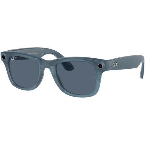 Смарт-окуляри Ray-Ban Meta Wayfarer Matte Jeans Frame - Dusty Blue Lenses size L (RW4006 67552V 53-22) фото 8