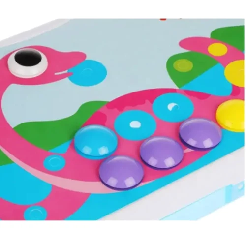 Развивающая мозаика Tu Le Hui Динозавры на шурупах 105 деталей (TLH-08)