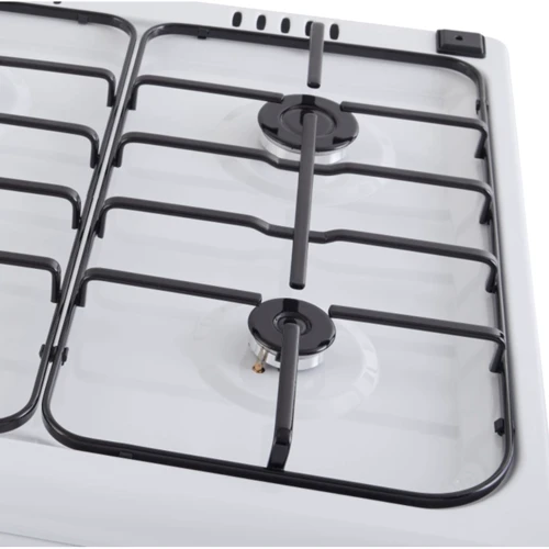 Газовая плита Eleyus FARO 6001 EF WH: Электроподжиг конфорок есть