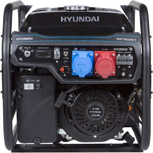 Бензиновый генератор Hyundai HHY (9050FE-T): Тип электростанции бензиновый