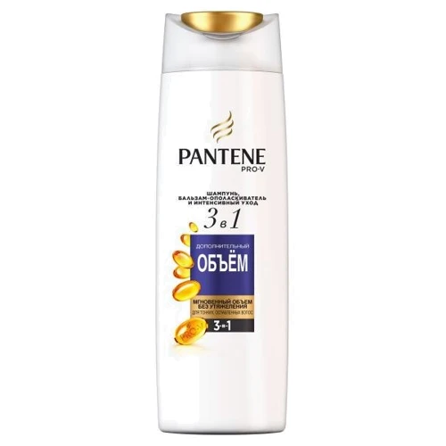 Pantene Шампунь, бальзам-ополіскувач та інтенсивний догляд 3в1 Додатковий обсяг 360 ml