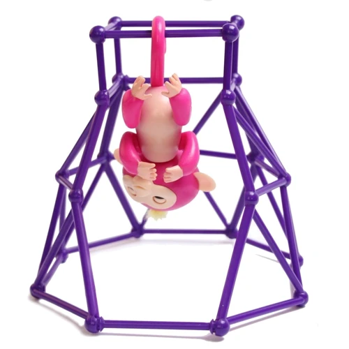 Комплект Fingerlings Jungle Gym PlaySet + интерактивная обезьянка Aimee: Датчики прикосновения, акустический