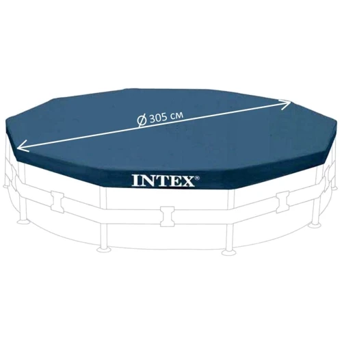 Тент Intex 28030 для круглых каркасных бассейнов, диаметр 305см фото 3