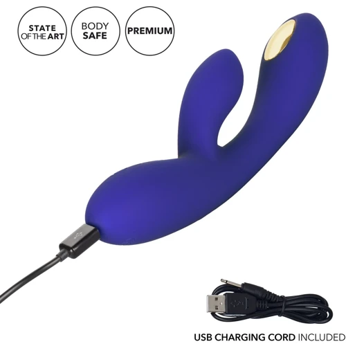 CalExotics Impulse Estim Dual Wand электростимулятор кролик с вибрацией, 12x3.25 см