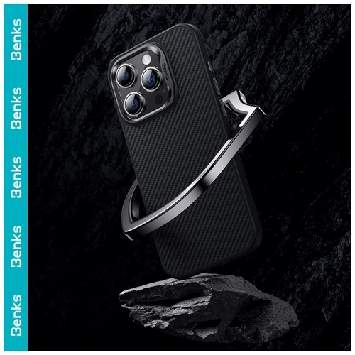 Чехол для iPhone Benks MagClap ArmorPro Case Black for iPhone 15 Pro Max: Тип чехла накладка на заднюю часть