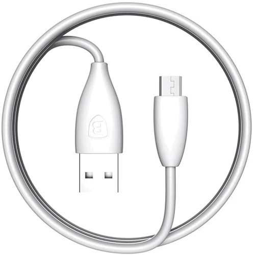 Кабель Baseus USB Cable to microUSB Small Pretty Waist 1m White (CAMMY-02): Тип USB Cable - microUSB