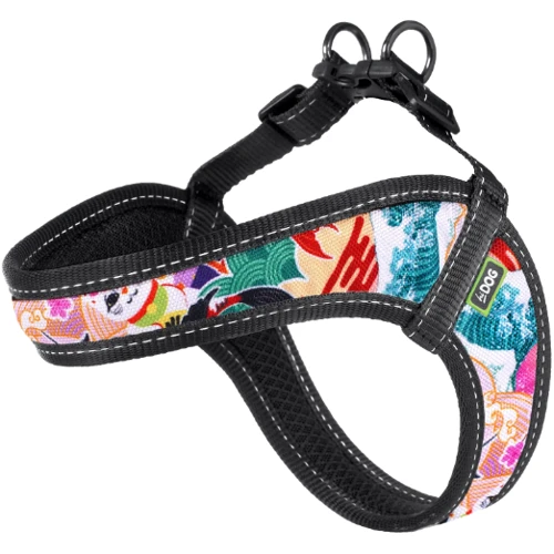 Шлея HiDog Comfort Japan 36-42 см S разноцветная (137\1015)