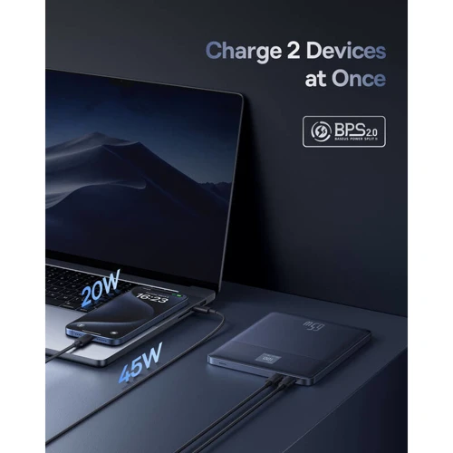 Внешний аккумулятор Baseus Power Bank 12000mAh Blade2 Intelligent Edition 65W Mariana Blue (P10063801323-00)