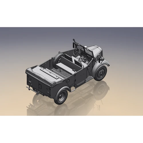 Німецький армійський автомобіль Kfz.70, II МВ German army vehicle IIWW (ICM35525) фото 5