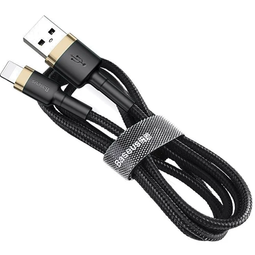 Кабель Baseus USB Cable to Lightning 1.5A 2m Gold/Black (CALKLF-CV1) фото 7