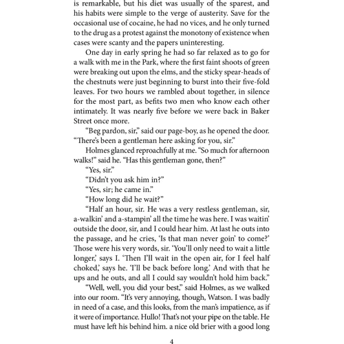 Arthur Conan Doyle: The Adventures of Sherlock Holmes: Кількість сторінок 192