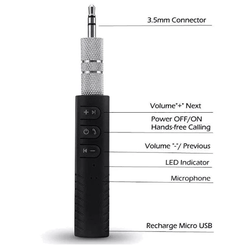 Аксессуар для ноутбуков Dynamode Bluetooth 4.1 аудио AUX 3.5 мм jack (BT-AUX) (BT-AUX) фото 5