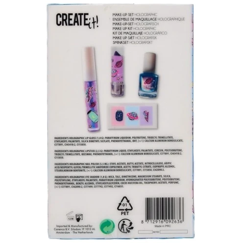 Набор детской косметики CREATE IT! Гелекси 84163: Тип Наборы