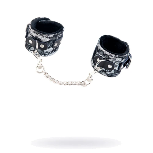 Мереживні наручники Toyfa Marcus Silver and Black: Виробник Toyfa